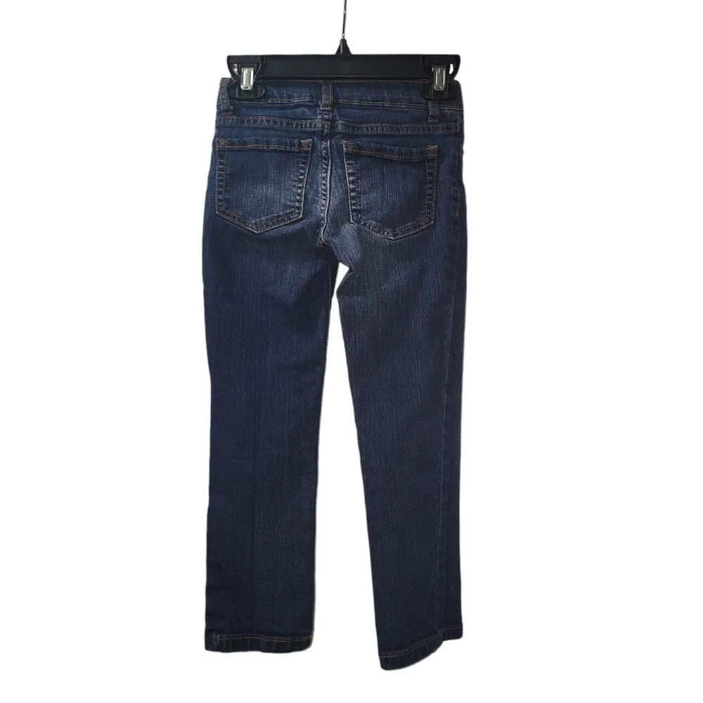 The Children's Place Dark Wash Denim Jeans‎ Classic Fit Girls Size 5